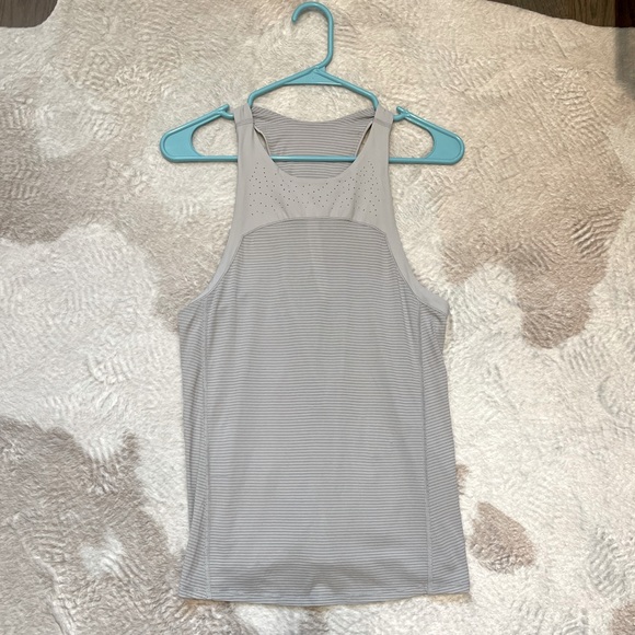 Lululemon gray swing open back tank top - Picture 1 of 8